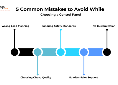 5 common mistakes to avoid while choosing a control panel including load planning, safety standards, and customization