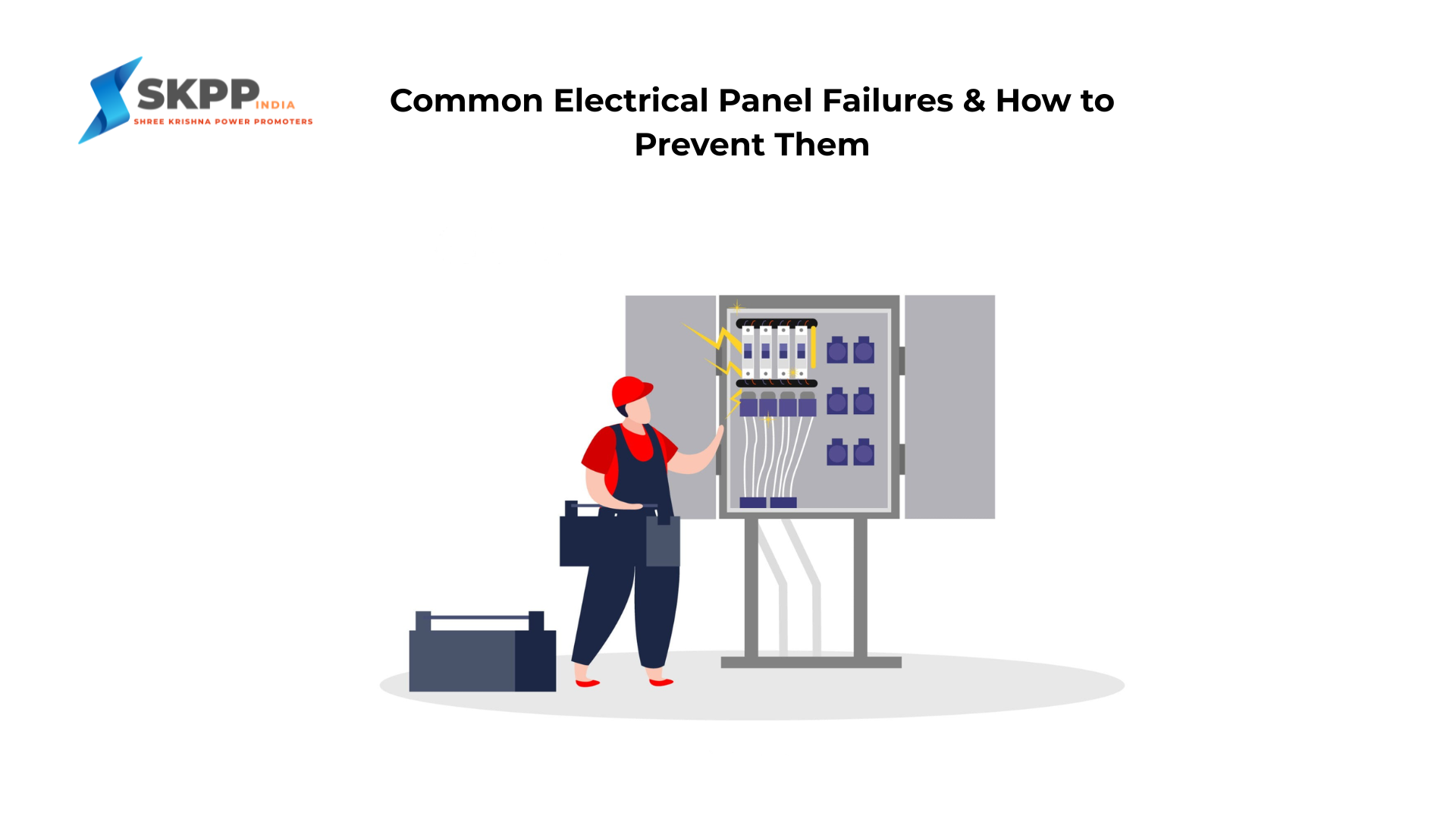 Electrical technician inspecting control panel to fix common electrical panel failures and prevent system issues.