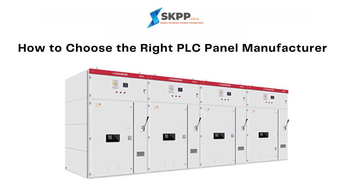 PLC control panel manufactured by SKPP India for industrial automation systems in Indore
