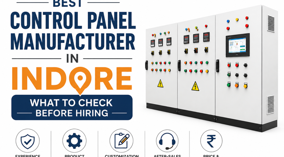 Best control panel manufacturer in Indore with customized industrial control panels