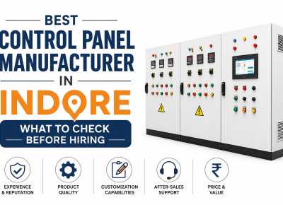 Best control panel manufacturer in Indore with customized industrial control panels