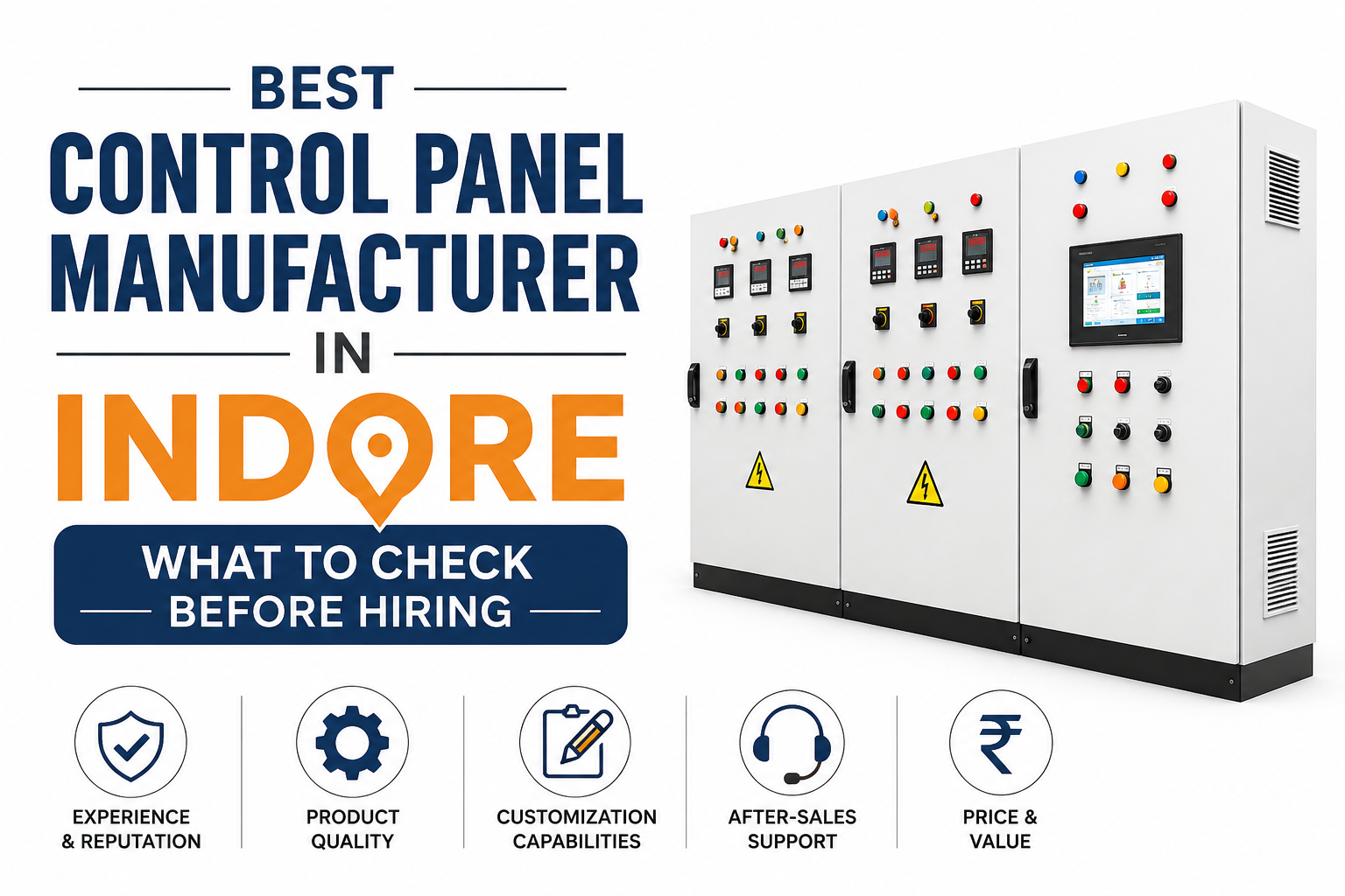 Best control panel manufacturer in Indore with customized industrial control panels